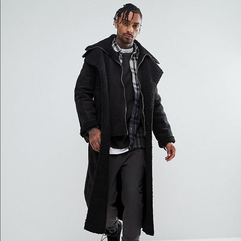 The New County Layered Longline Biker Jacket